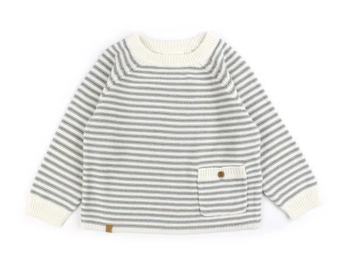 Lil Atelier coconut milk stribet pullover